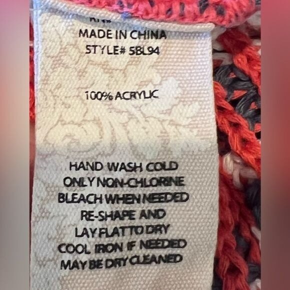 Soft Surroundings MONTEGO BAY knit 3/4 sleeve sweater size 1X Striped - Picture 11 of 11